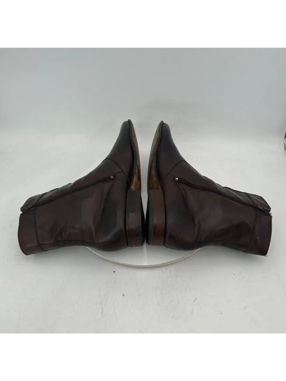 Bally Lexus Parawet Men Size 13M Dark Brown Leather Side Zip Ankle Boot